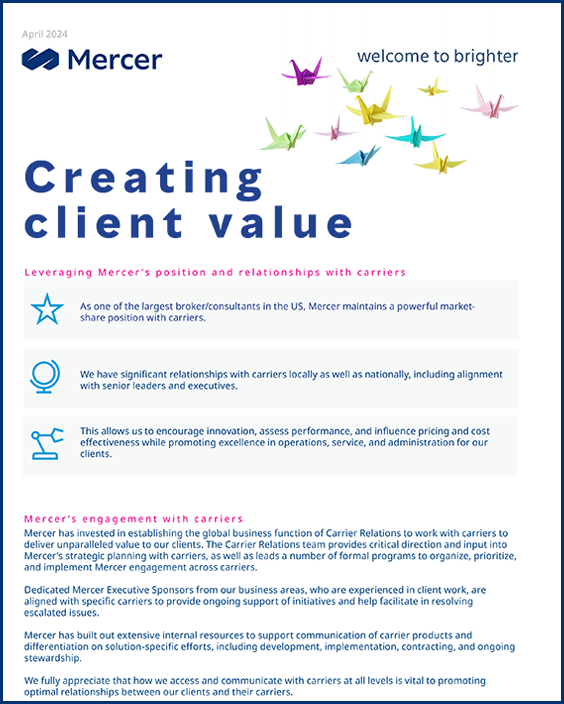 Value Service Provider Brochure
